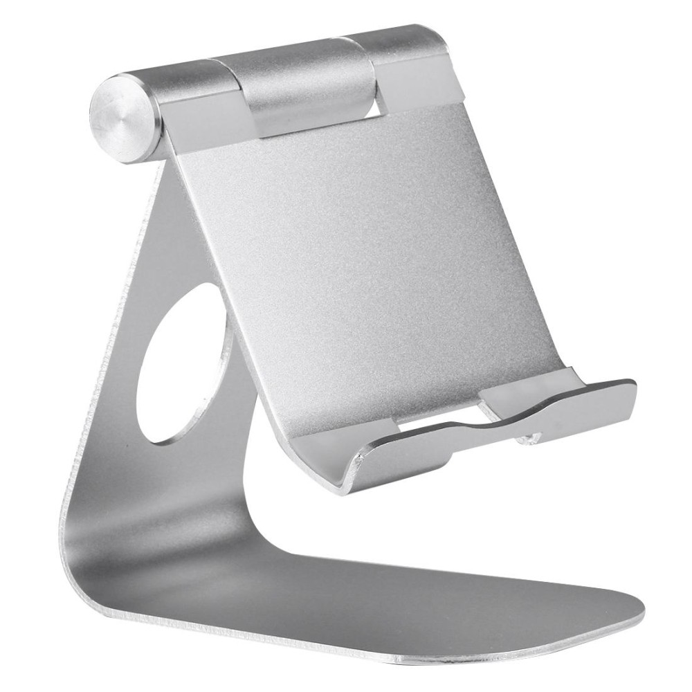 Exquisite Folding Adjustable Pivot Aluminium Alloy Desktop Holder Stand DOCK Cradle(Silver)