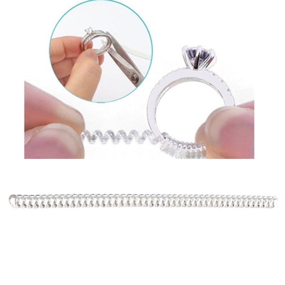 5mm 10cm Ring Size Tightener Reducer Resizing Tools Ring Spiral Adjuster for Male