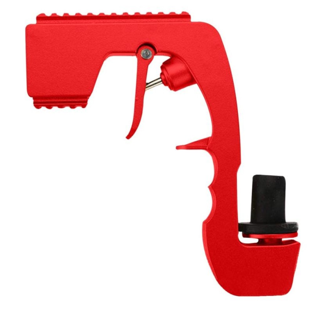 Plastic Wrapped Metal Bubbly Blaster Champagne Bottle Squirt Gun Bar Tool(Red)