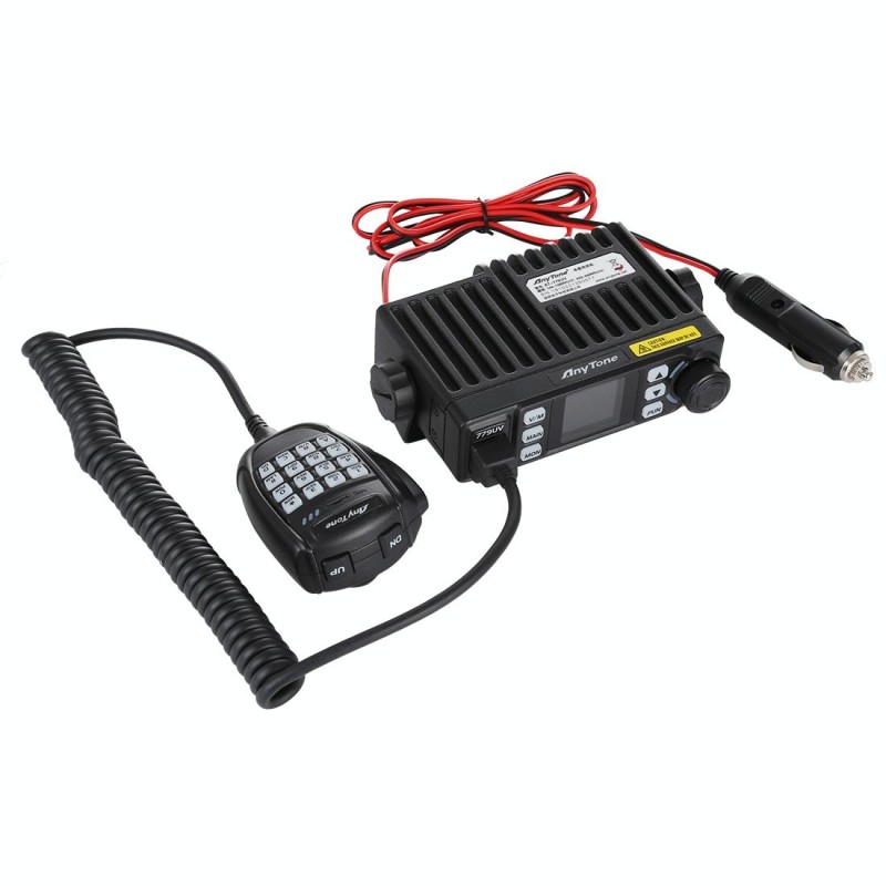 AnyTone AT-779UV Mobile Radio VHF / UHF Dual Band 200CH 25W FM Mobile Car Radio Walkie Talkie