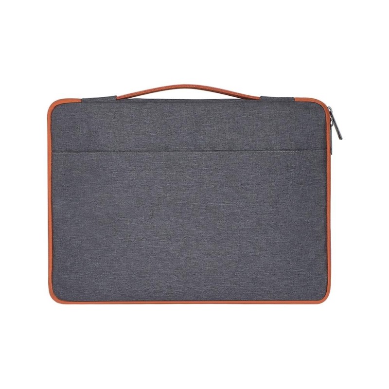 11.6 inch Fashion Casual Polyester + Nylon Laptop Handbag Briefcase Notebook Cover Case, For Macbook, Samsung, Lenovo, Xiaomi, Sony, DELL, CHUWI, ASUS, HP(Grey)