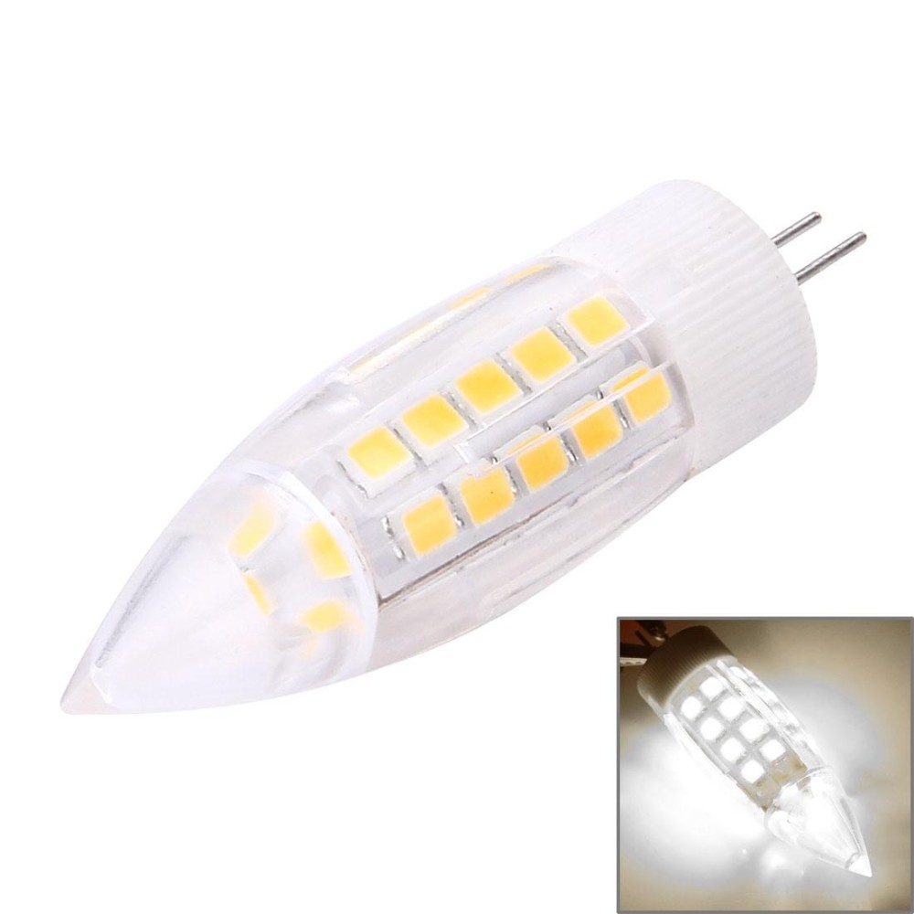 G4 4W 300LM Candle Corn Light Bulb, 44 LED SMD 2835, AC 220-240V(Warm White)