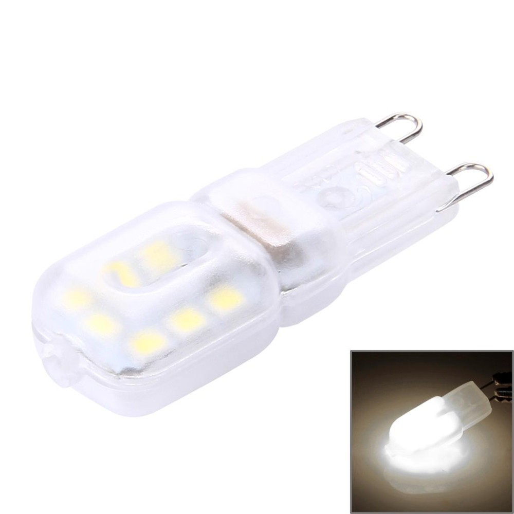 G9 2.5W 200LM Transparent Cover Corn Light Bulb, 14 LED SMD 2835, AC 220-240V(White Light)