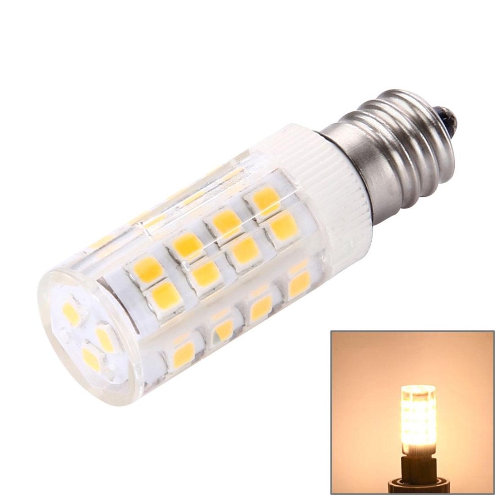 E12 5W 330LM Corn Light Bulb, 51 LED SMD 2835, AC110V-220V(Warm White)
