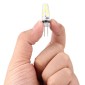G4 2W 180LM Corn Light Bulb, 12 LED SMD 2835 Silicone, DC 12V, Small Size: 4.1x1x1cm(White Light)