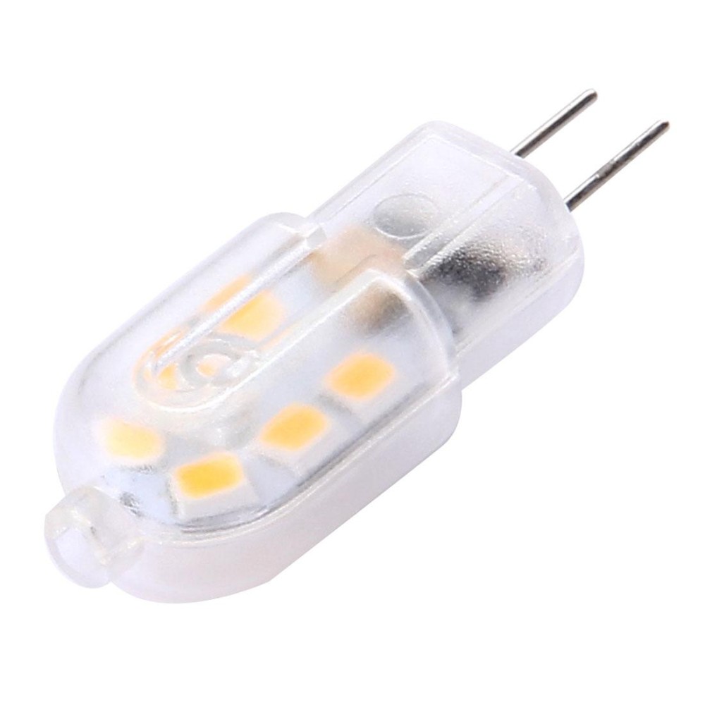 G4 2W 180LM Transparent Cover Corn Light Bulb, 12 LED SMD 2835, AC 220-240V(Warm White)