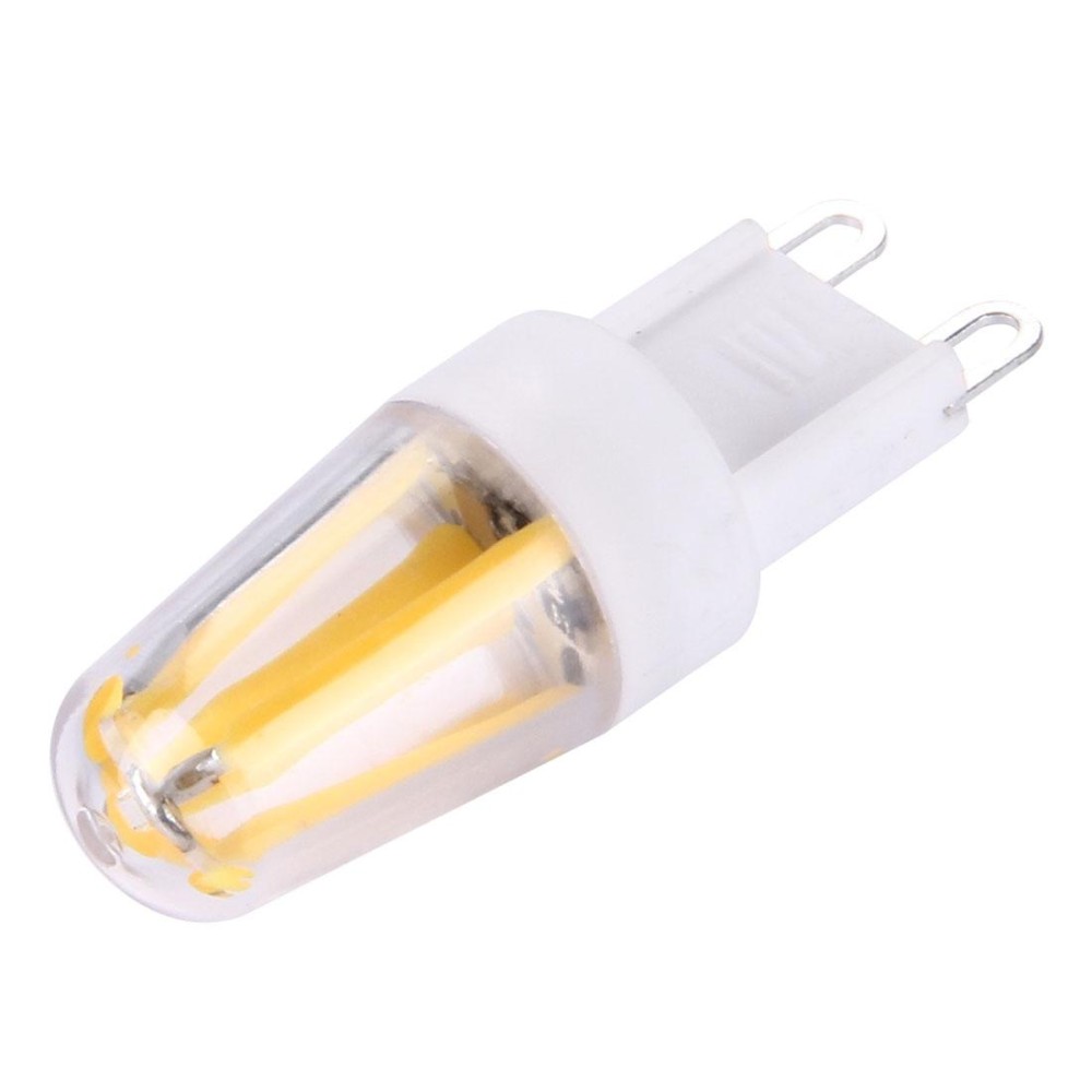 2W Filament Light Bulb , G9 PC Material Dimmable 4 LED for Halls, AC 220-240V(Warm White)