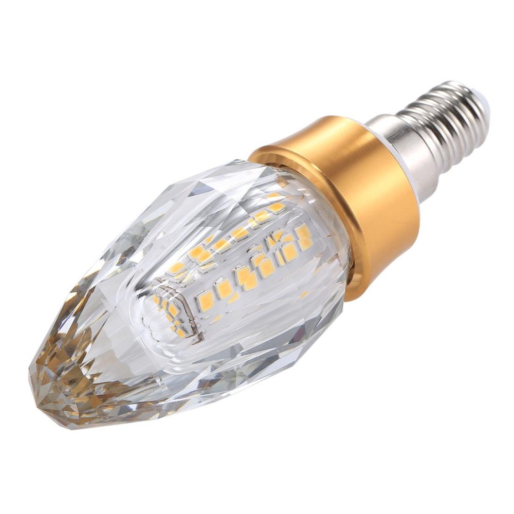 [85-265V] E14 5W  LED Corn Light, 40 LEDs SMD 2835 K5 Crystal + Ceramic Energy-saving Bulb