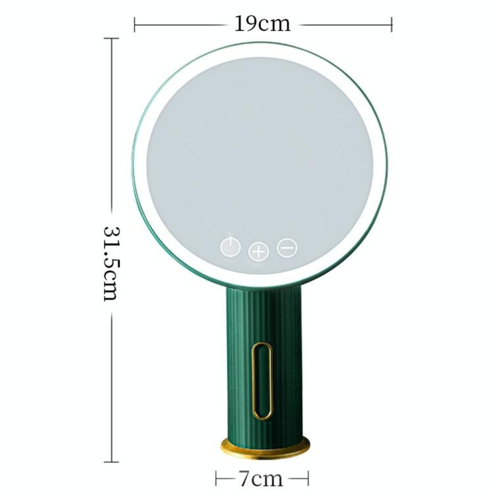 Smart LED Desktop Makeup Mirror with Fill Light, White Light (Green)