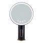 Smart LED Desktop Makeup Mirror with Fill Light, Three Light Colors (Black)
