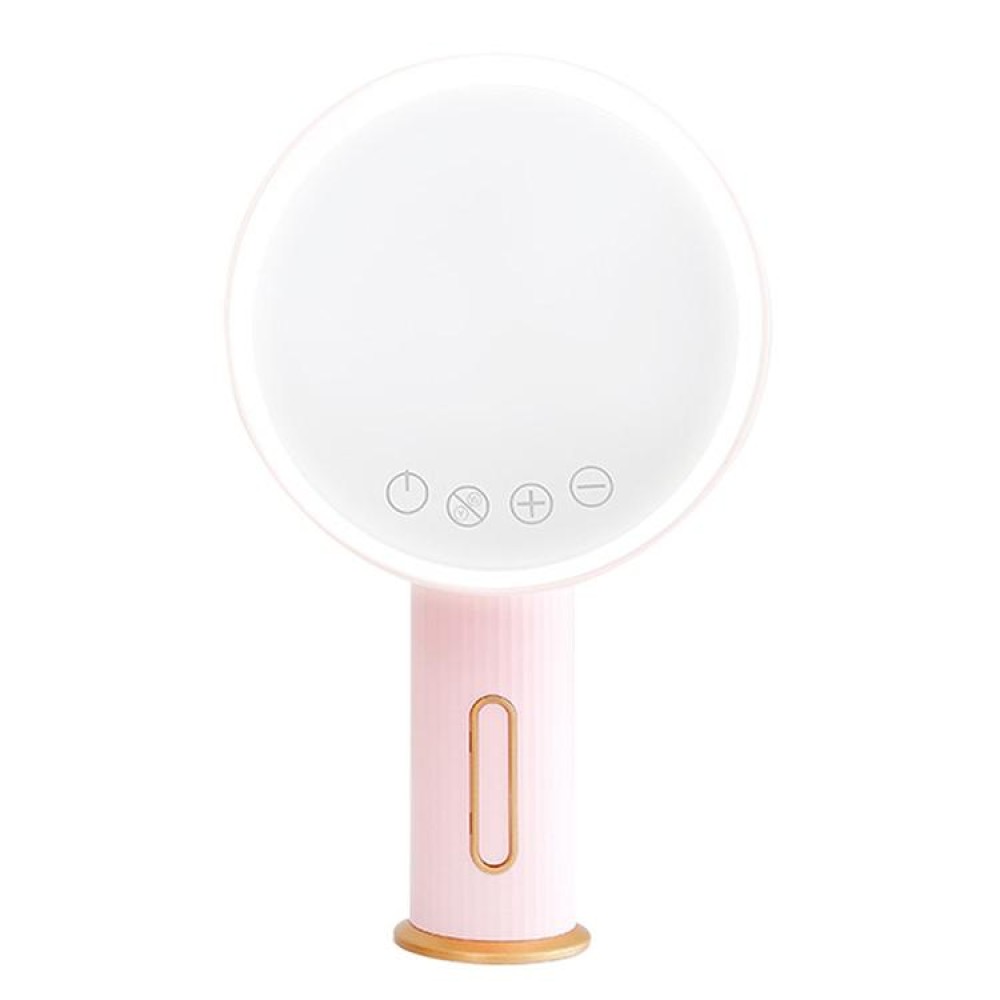 Smart LED Desktop Makeup Mirror with Fill Light, Three Light Colors (Pink)