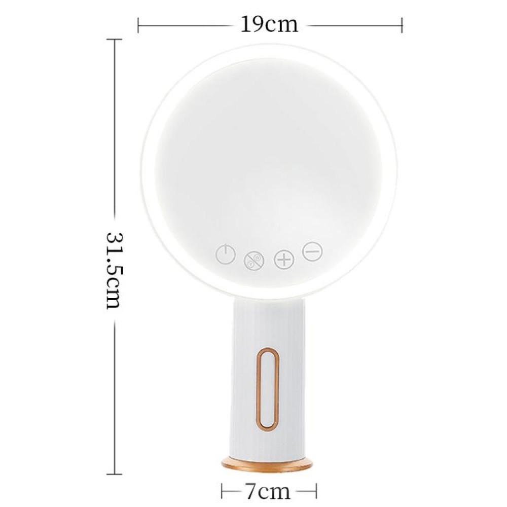 Smart LED Desktop Makeup Mirror with Fill Light, Three Light Colors (White)