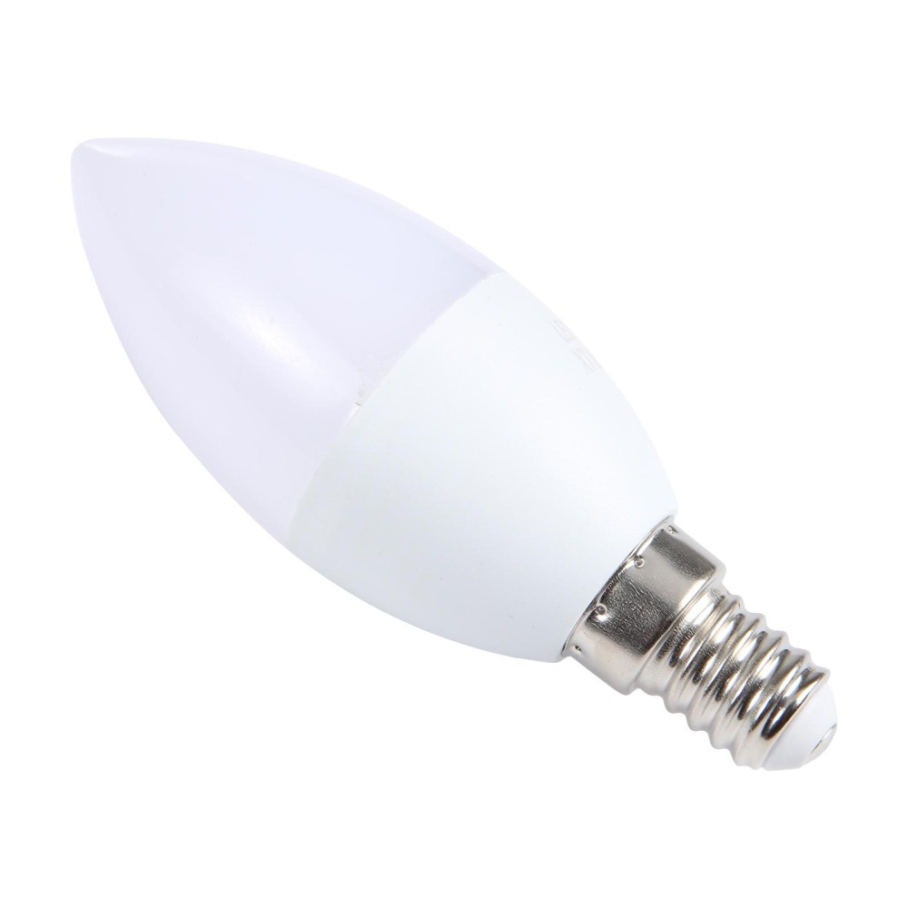 E14 7W 6500K White Light LED Bulb AC 85-265V