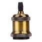E27 Retro Vintage Screw Bulb Base Lamp Bulb Holder, Not Included Light Bulb, AC 85-265V(Gold)
