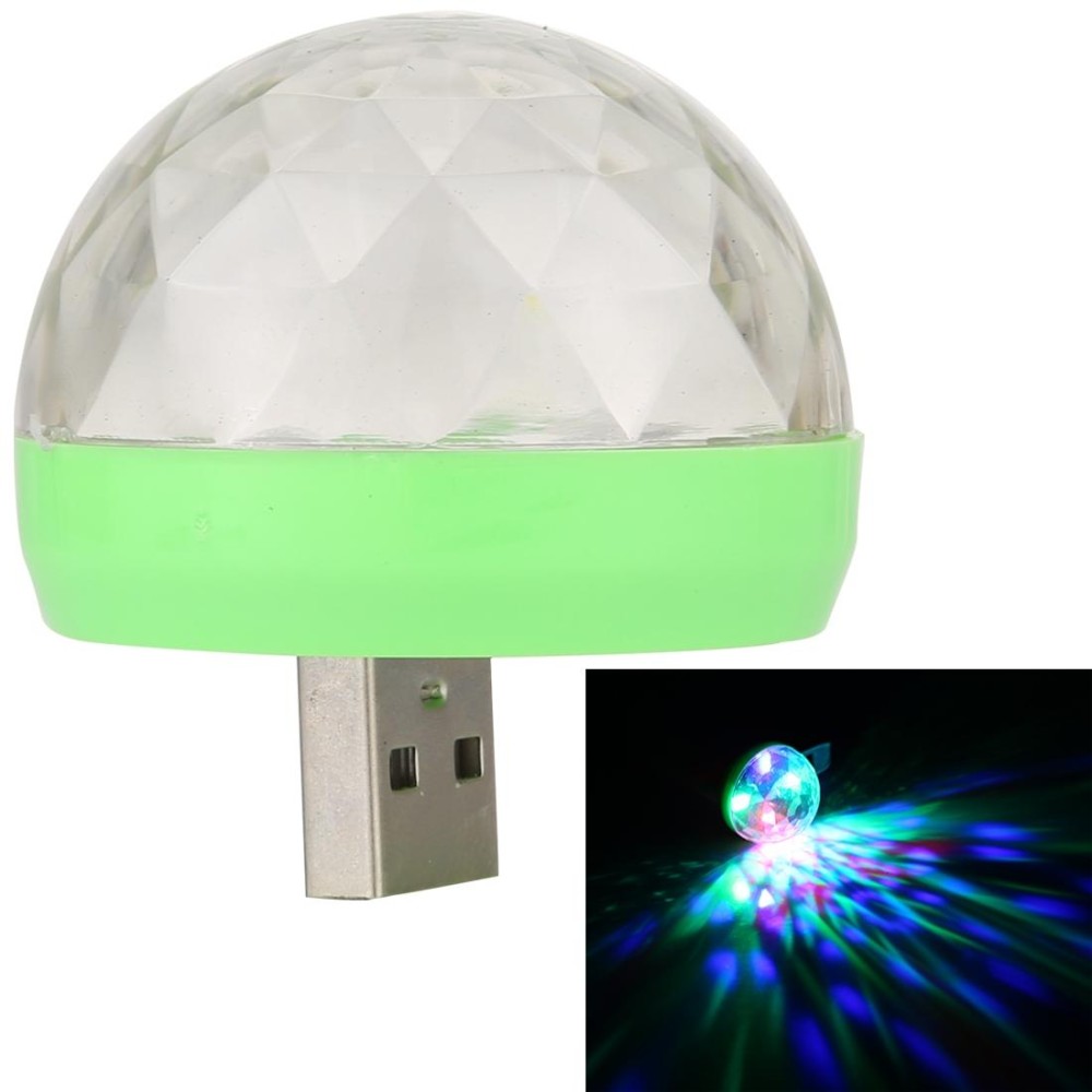 4W RGB Sound Control Mini Magic Ball LED Stage Lamp