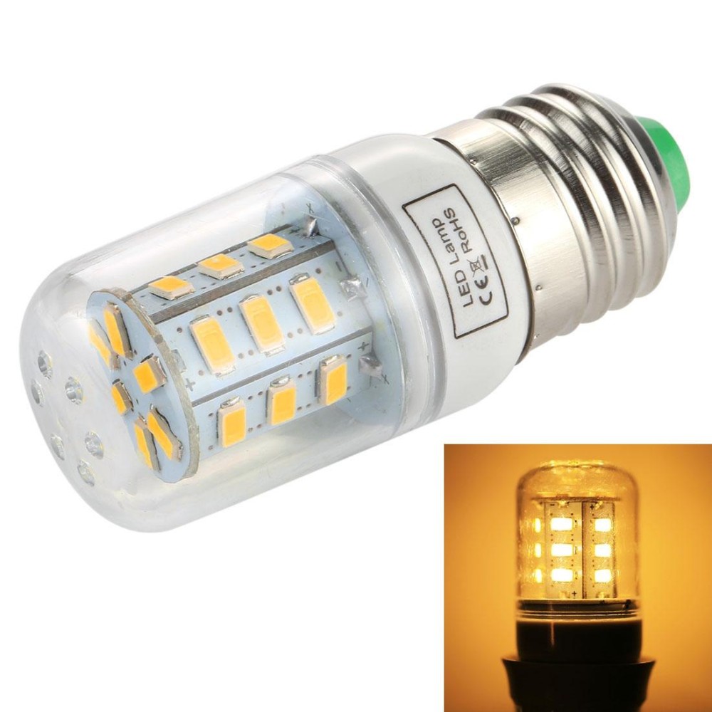 E27 24 LEDs 3W LED Corn Light, SMD 5730 Energy-saving Bulb, DC 12-30V