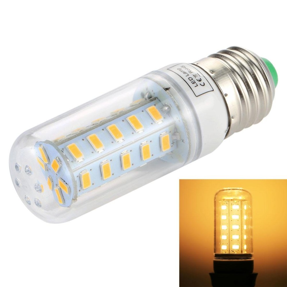 E27 36 LEDs 4W LED Corn Light, SMD 5730 Energy-saving Bulb, DC 12-30V
