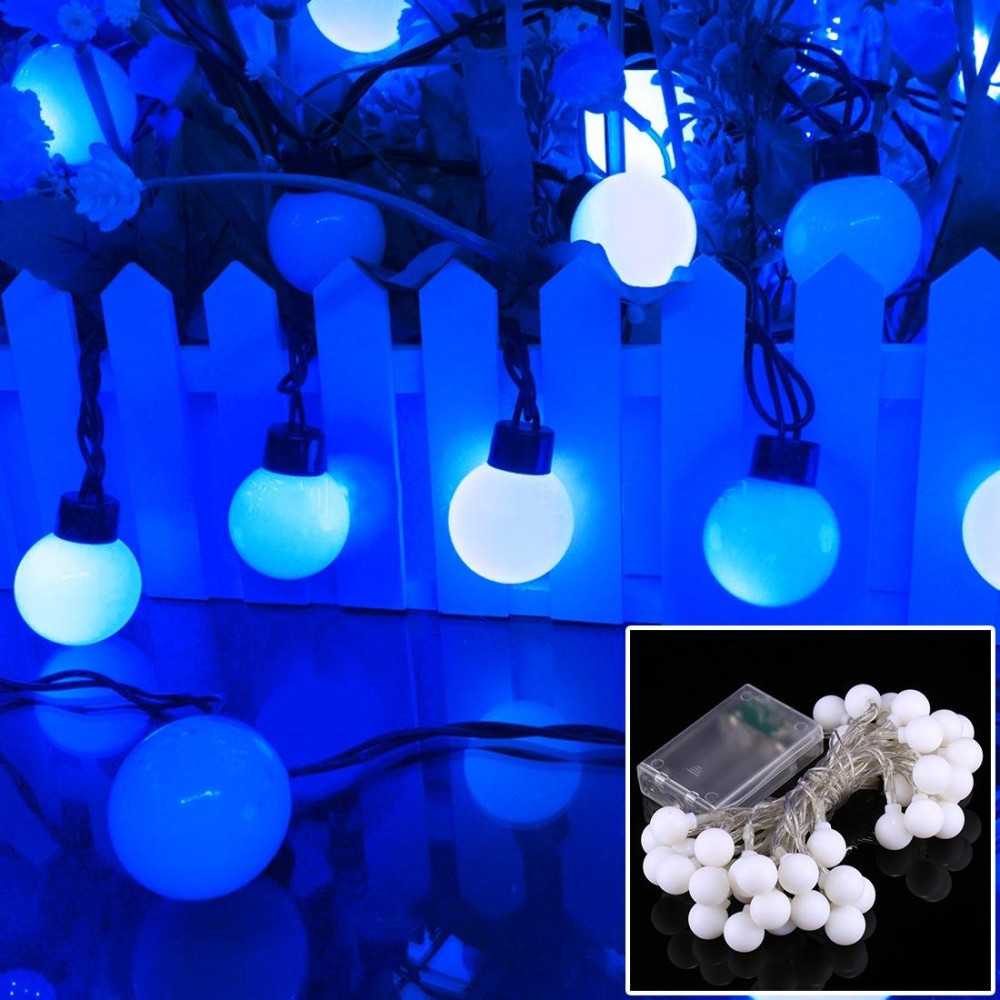 4m LED Decoration Light, 40 LEDs 3 x AA Batteries Powered String Light with 3-Modes, DC 4.5V(Blue Light)