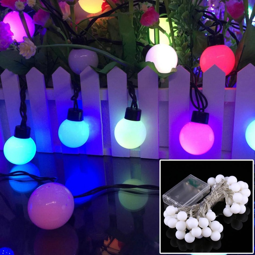 4m LED Decoration Light, 40 LEDs 3 x AA Batteries Powered String Light with 3-Modes, DC 4.5V(Colorful Light)