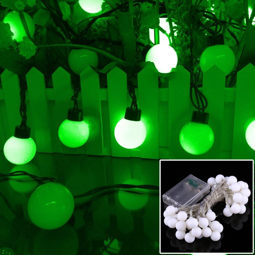 4m LED Decoration Light, 40 LEDs 3 x AA Batteries Powered String Light with 3-Modes, DC 4.5V(Green Light)