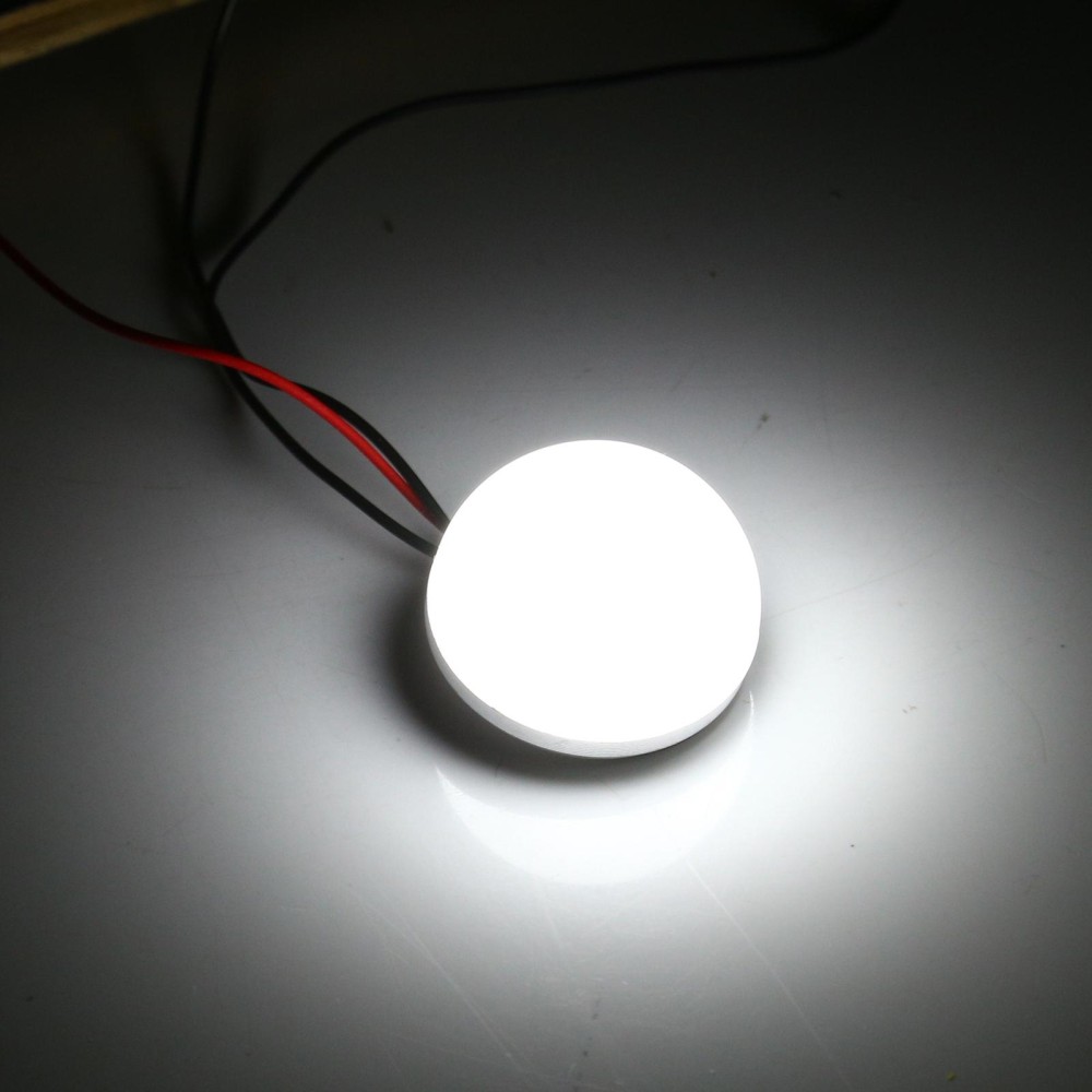 48mm 3W Semi-circular LED Bulbs, DC 12V (White Light)