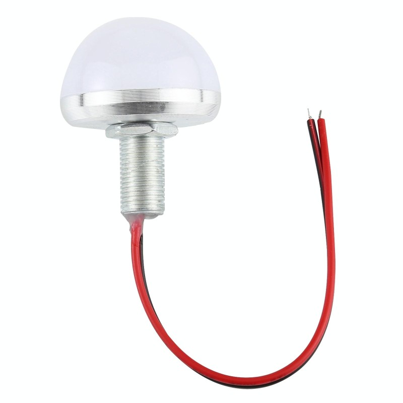 35mm 3W Semi-circular LED Bulbs, DC 5V (White Light)