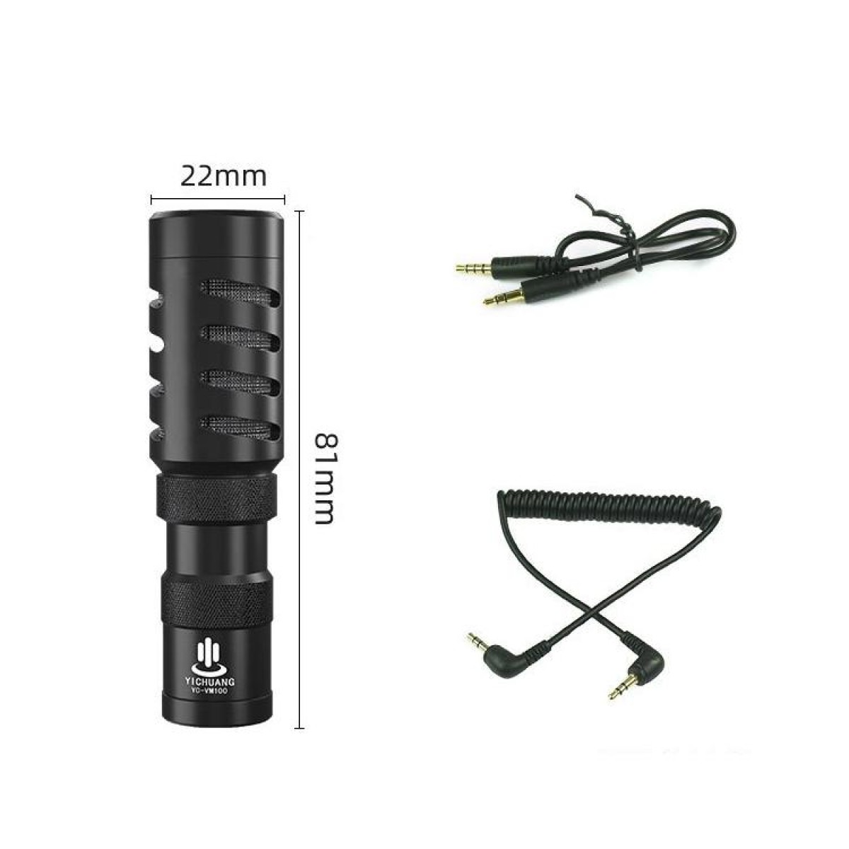 YICHUANG YC-VM100 3.5mm Port Portable Pointing Noise Reduction Microphone