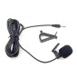 ZJ015MR Mono 3.5mm Straight Plug Car Navigation DVD External Paste Microphone, Length: 3m