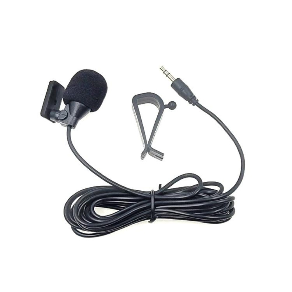 ZJ015MR Stereo 3.5mm Straight Plug Car Navigation DVD External Paste Microphone, Length: 3m