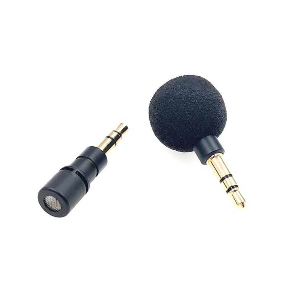 ZJ040MR Stereo 3.5mm Mobile Phone Tablet Laptop Electronic Equipment Mini Straight Microphone