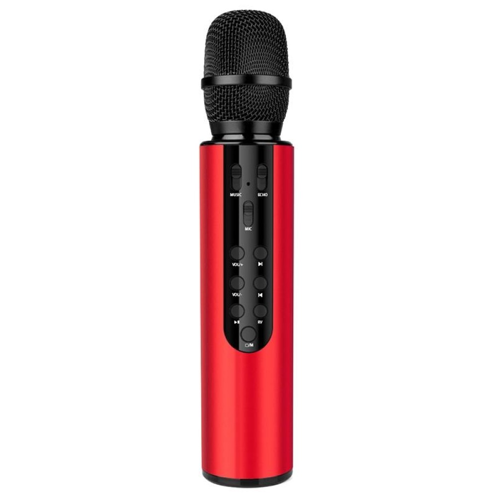 K3 Bluetooth 5.0 Karaoke Live Stereo Sound Wireless Bluetooth Condenser Microphone (Red)