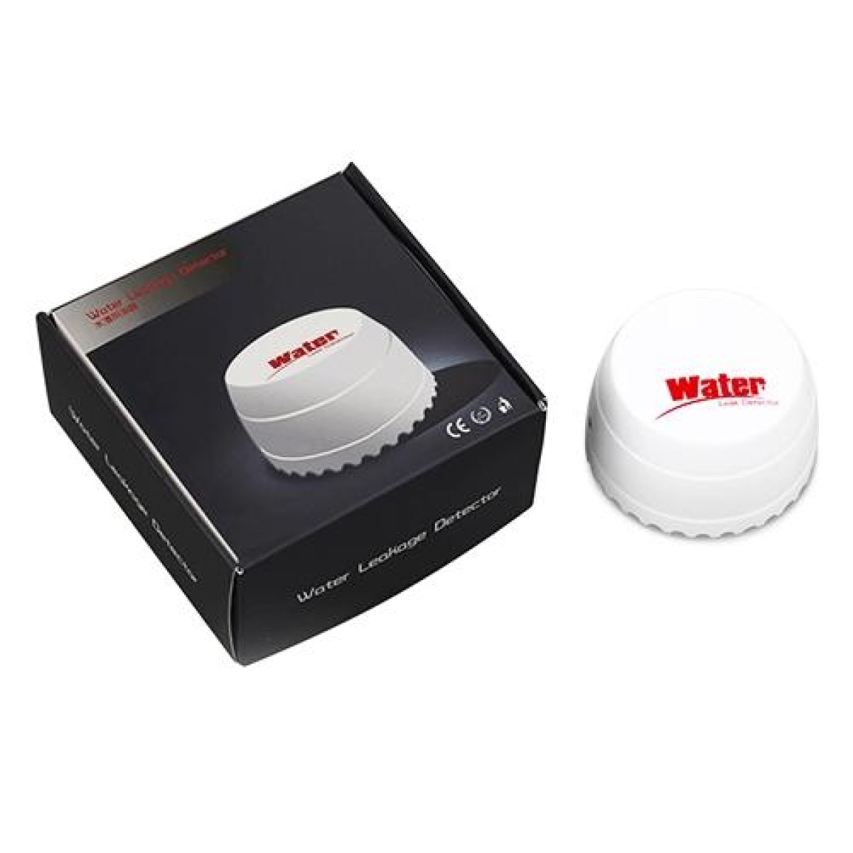 DY-SQ100B Water Leakage Detector with Two Sensors(White)