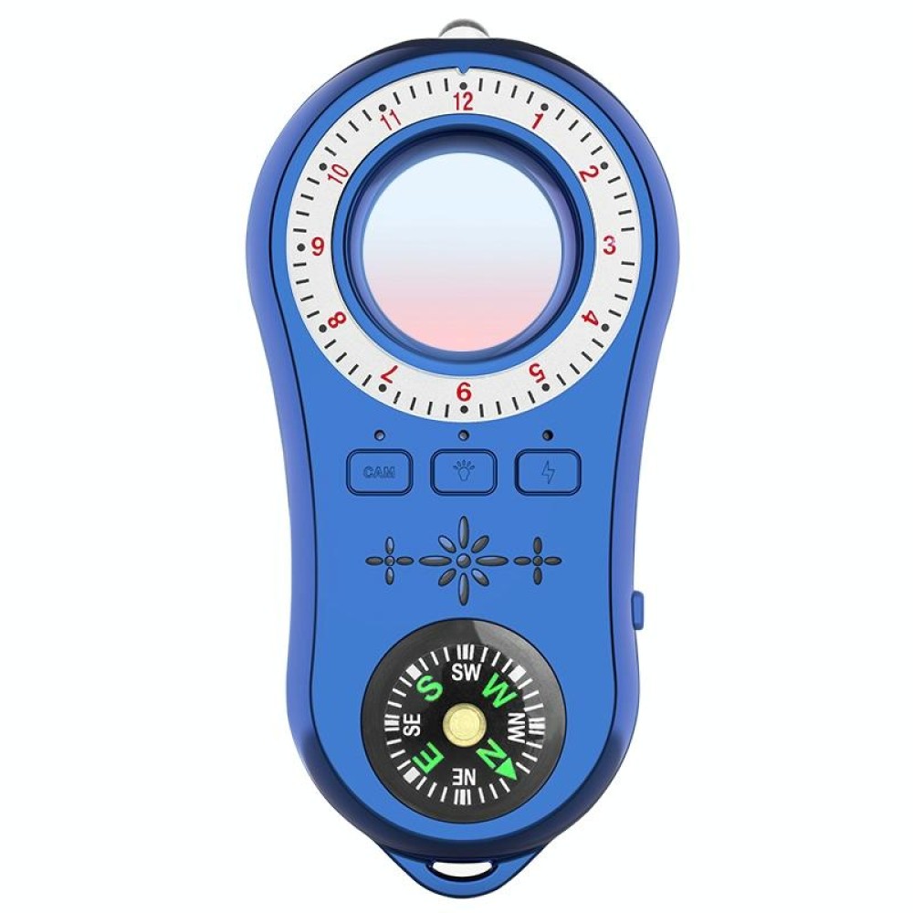 S100 Infrared Scanner Wireless Precision Alarm Detector with LED Flashlight (Blue)