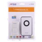 AITENG V018G Life Waterproof Battery-Free Wireless Doorbell, 1 Receiver + 1 x Transmitter, Receiver Distance: 130m, US Plug
