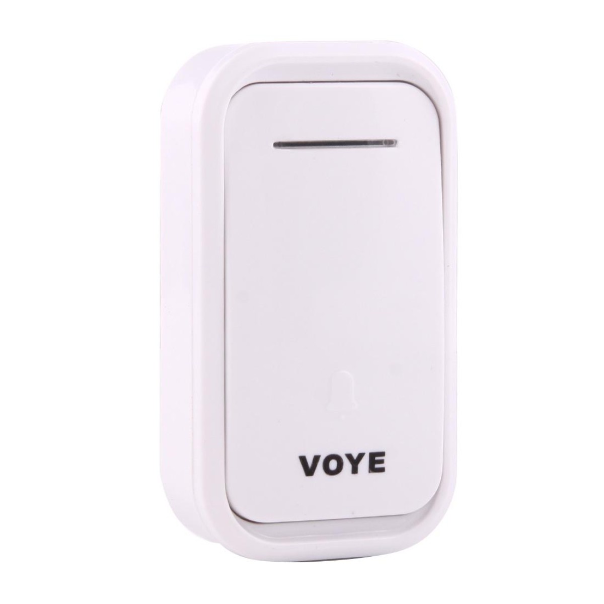 VOYE V015F2 Wireless Smart Music Home Doorbell with Dual Receiver, Remote Control Distance: 120m (Open Air)