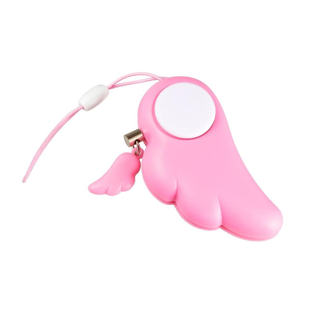 Guardian Angel Wings Emergency Personal Alarm Key Chain for Women / Kids / Girls / Superior, Random Color Delivery