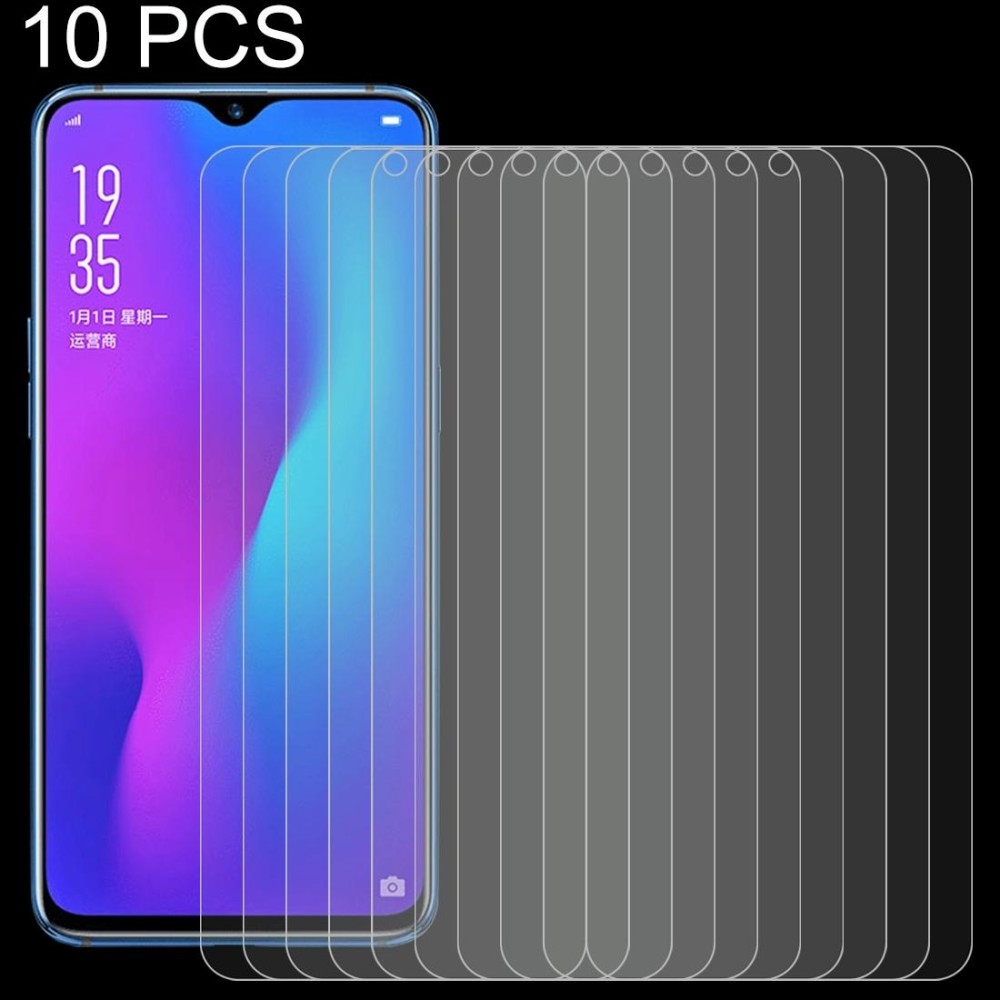 10 PCS 0.26mm 9H 2.5D Tempered Glass Film for OPPO R17 & R17 Pro