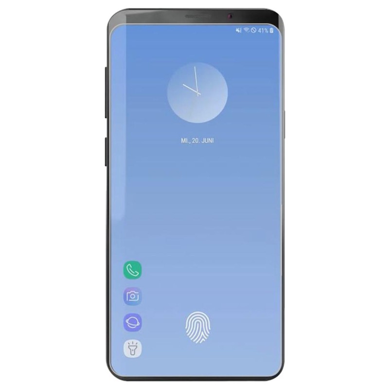 0.26mm 9H 2.5D Explosion-proof Tempered Glass Film for Galaxy S10,Screen Fingerprint Unlocking is Not Supported