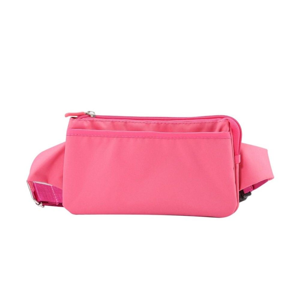 Multi-function Universal Outdoor Mobile Phone Bag Shoulder Bag Waist Bag, Size: 11 x 20cm (Magenta)