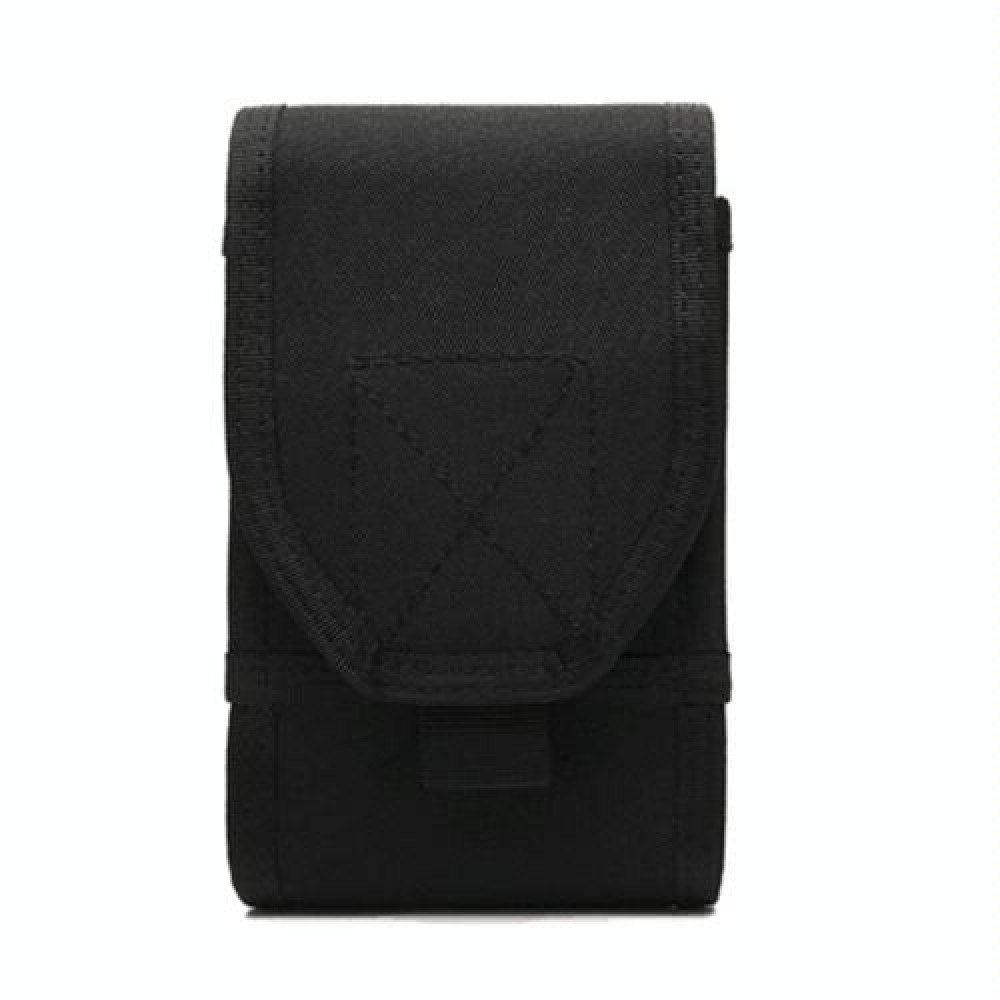 Stylish Multifunctional Outdoor Waist Bag Phone Camera Protective Case Card Pocket Wallet(Black)