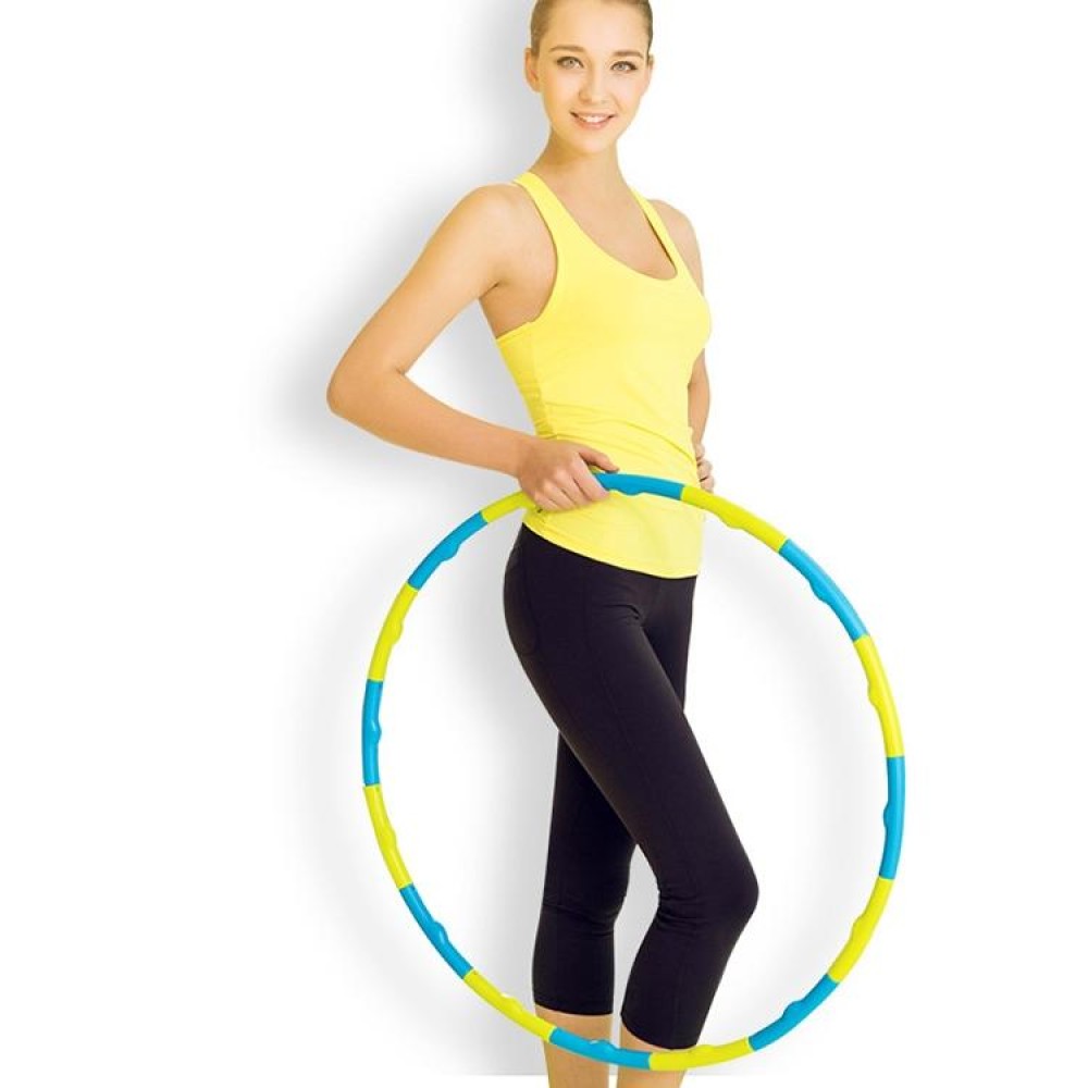 16-Section PE Plastic Removable Collapsible Massage Fitness Circle for Kids