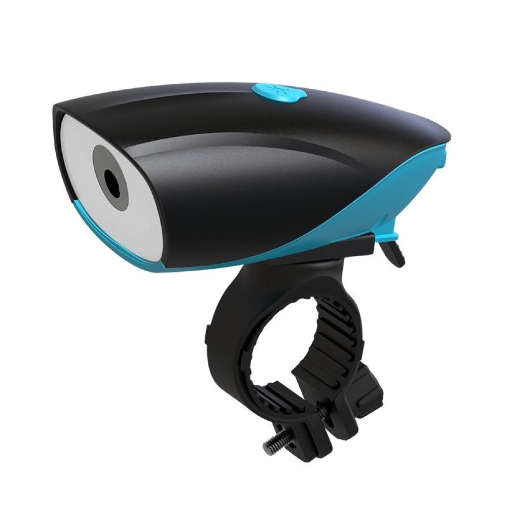 USB Charging Bike LED Riding Light, Charging 6 Hours with Horn & Line Control (Blue)