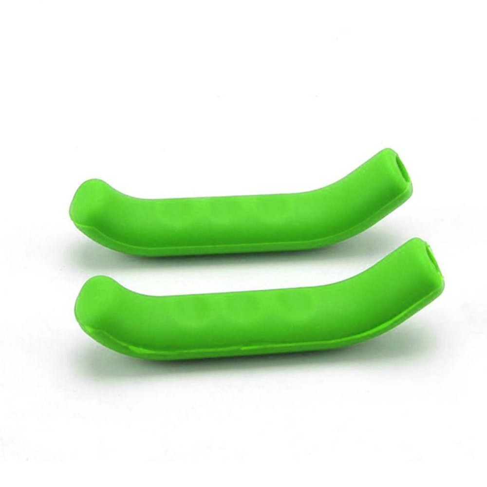 1Pair Universal Type Bicycle Brake Silicone Protection Covers(Green)