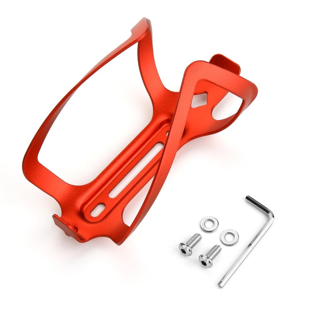 A2 Road Bicycle Water Bottle Aluminum Alloy Holder (Red)