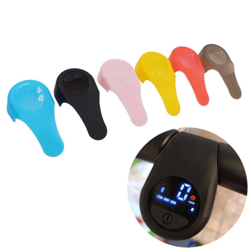 Electric Scooter Switch Panel Silicone Waterproof Protective Case for Ninebot ES1 / ES2 / ES4(Grey)