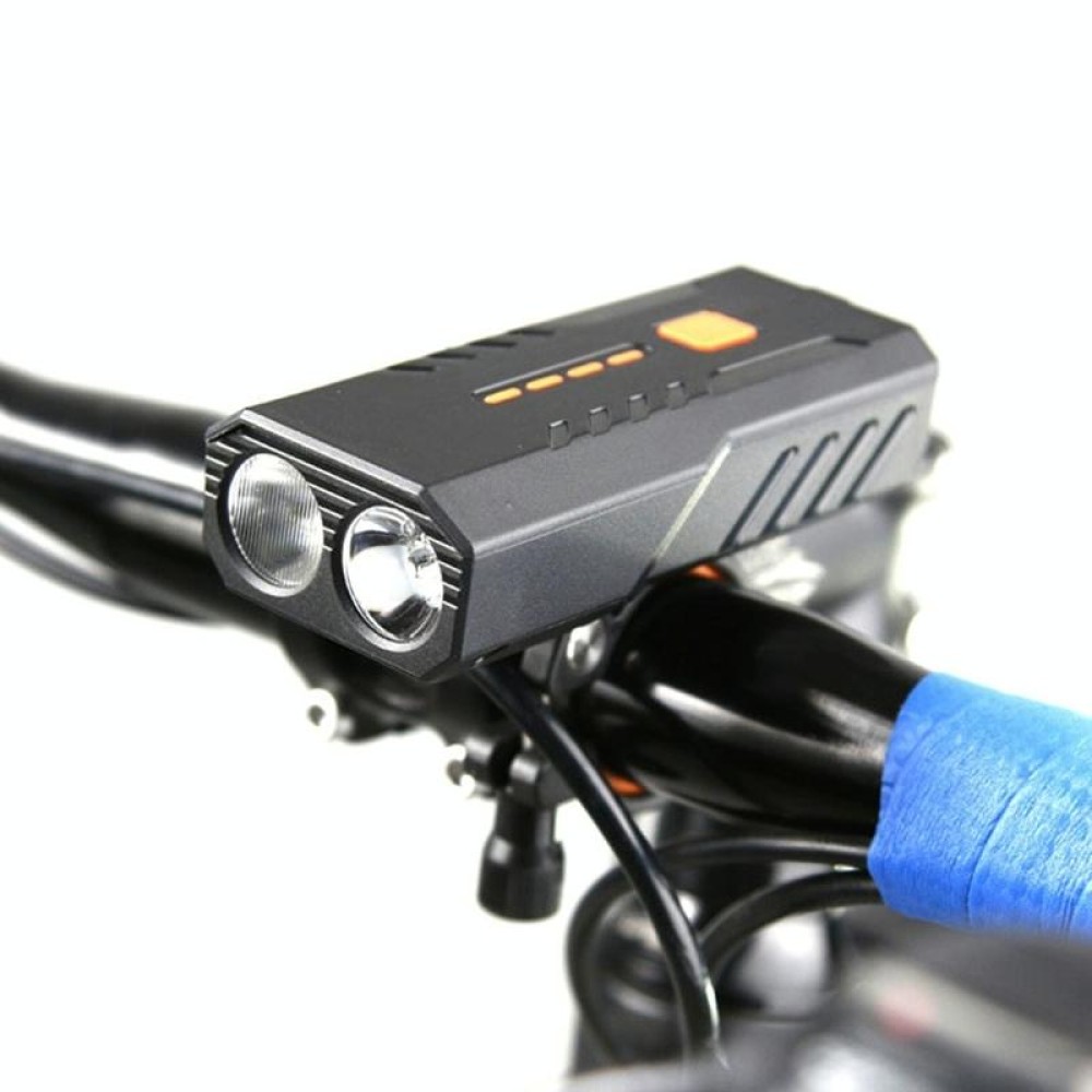 USB Rechargeable Bicycle Front Light Bike FlashLight (White Light)