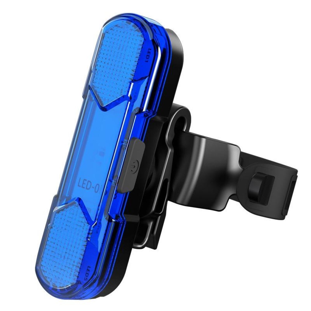 Bicycle USB Rechargeable Taillight LED Tail Lamp (Blue Light)