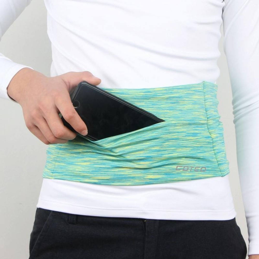 Personal Large-capacity Stretch Tablet Pockets Travel Anti-theft Bag Phone Bag,Size: S(Green)