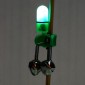 10 PCS Fishing Accessory Twin Bells Clip Fishing Bite Alarm with LED Night Light