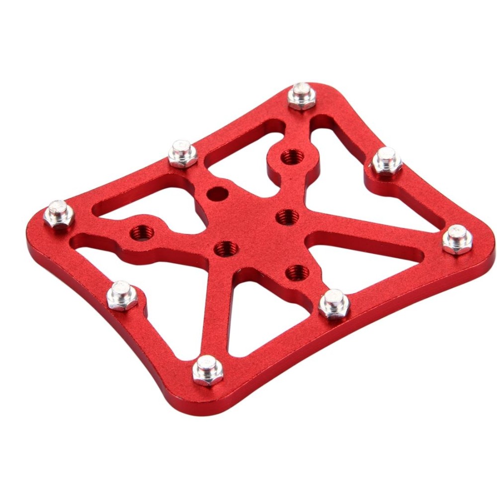 Single Road Bike Universal Clipless to Pedals Platform Adapter for Bike MTB, Size: Small(Red)